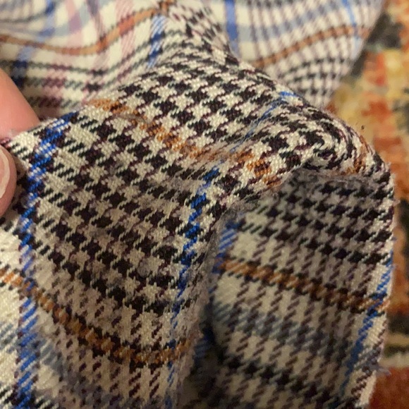 Anthropologie malcom plaid tapered pant w/cuff - Picture 9 of 9